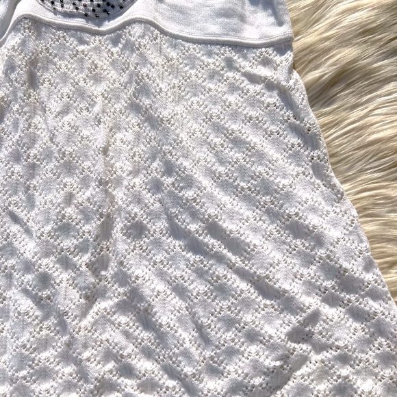 VENUS Beaded Cashmere Crochet Tube Top Cami Y2K - Picture 4 of 7